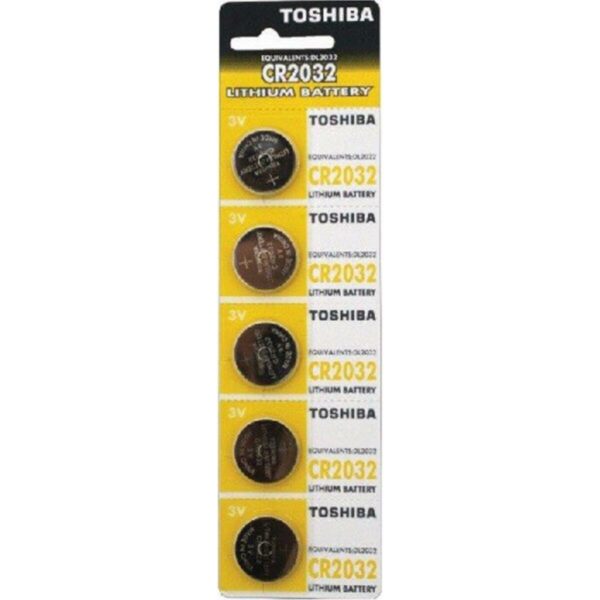 TOSHIBA Μπαταρία COINS CR-2032 Λιθίου 1τμχ