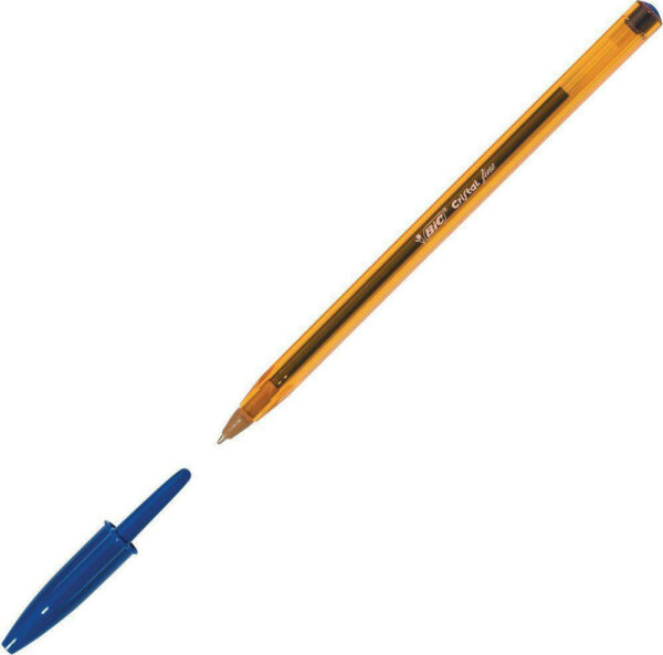 Bic Cristal Original Fine Ballpoint 0.8mm με Μπλε Μελάνι