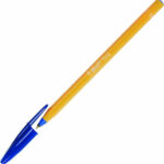 Bic Orange Original Fine Ballpoint 0.8mm με Μπλε Μελάνι