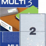 Multi 3 Αυτοκόλλητες Ετικέτες Α4 210x148mm 04715