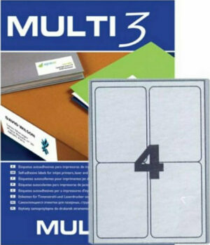 Multi 3 Αυτοκόλλητες Ετικέτες Α4 99,1x139mm 10501