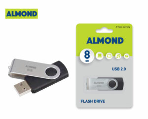 ALMOND FLASH DRIVE USB 8GB TWISTER