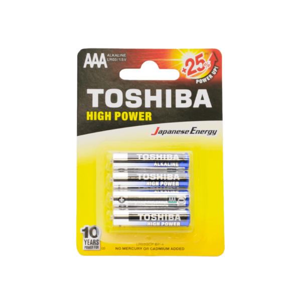 TOSHIBA Μπαταρίες AAA Αλκαλικές 4τμχ