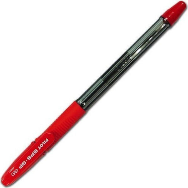 Στυλό Pilot BPS-GP Ballpoint Medium 1.0mm με Κόκκινο Μελάνι