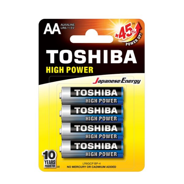 TOSHIBA Μπαταρίες LR 06 AA Αλκαλικές 4τμχ