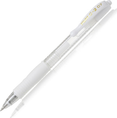 Pilot G-2 Gel 0.7mm Pastel Λευκό