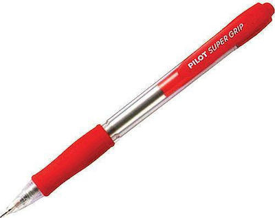 Pilot Super Grip Ballpoint Medium1.0mm Κόκκινο