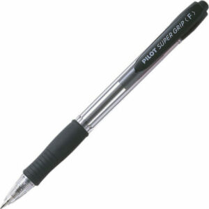 Pilot Super Grip Ballpoint Fine 0.7mm Μαύρο