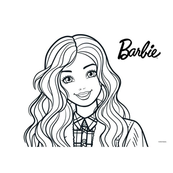 ΜΠΛΟΚ ΖΩΓΡΑΦΙΚΗΣ BARBIE 23X33 40Φ ΜΕ ΑΥΤΟΚΟΛΛΗΤΑ ΚΑΙ ΣΤΕΝΣΙΛ - Image 5
