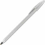 Bic Cristal Original Shine Ballpoint 1.0mm Ασημί με Μαύρο Μελάνι