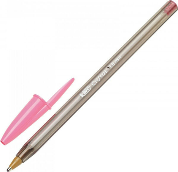 Bic Cristal Fun Ballpoint 1.6mm με Ροζ Μελάνι