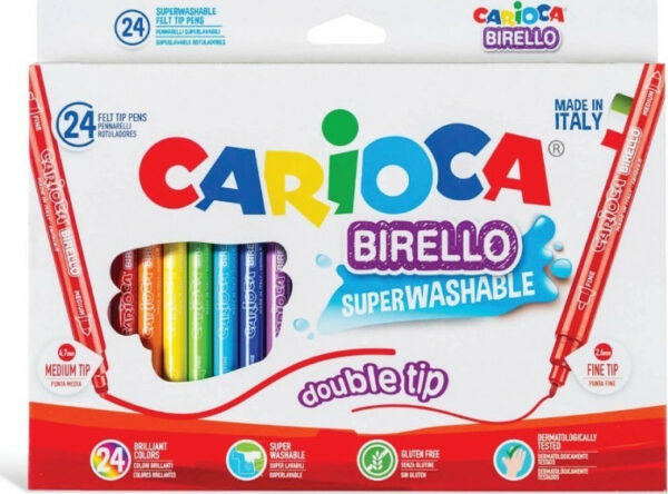 Carioca Birello Double Tip 24 Χρώματα 41521