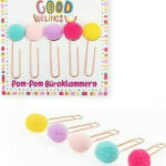 Trendhaus Good Feelings Pom Pom Συνδετήρες 5τμχ 953780