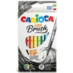 Carioca Super Brush 10 Χρώματα 42937