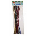 Σύρματα Πίπας EX HOBBY 30cm 6mm Μεταλλικά Χρώματα 20 τμχ Ex Hobby