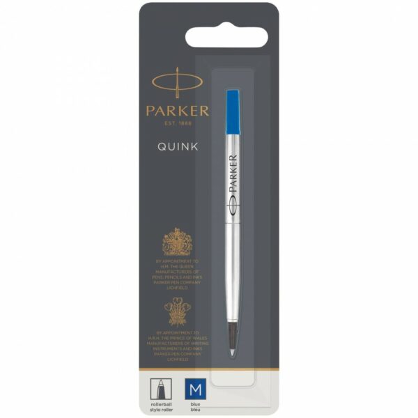 Parker Quink Ανταλλακτικό Μελάνι για Στυλό σε Μπλε Χρώμα Medium