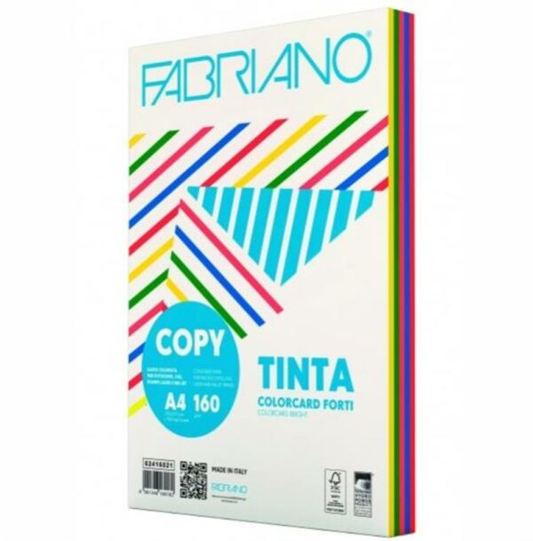 Φωτοτυπικό χαρτί Fabriano Copy Tinta Colorcard Bright 160gr/m² A4 100 φύλλα