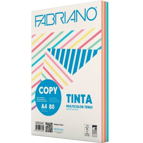 Χαρτί Εκτύπωσης Fabriano Copy Tinta Multicolor Soft A4 80gr/m² 250 φύλλα