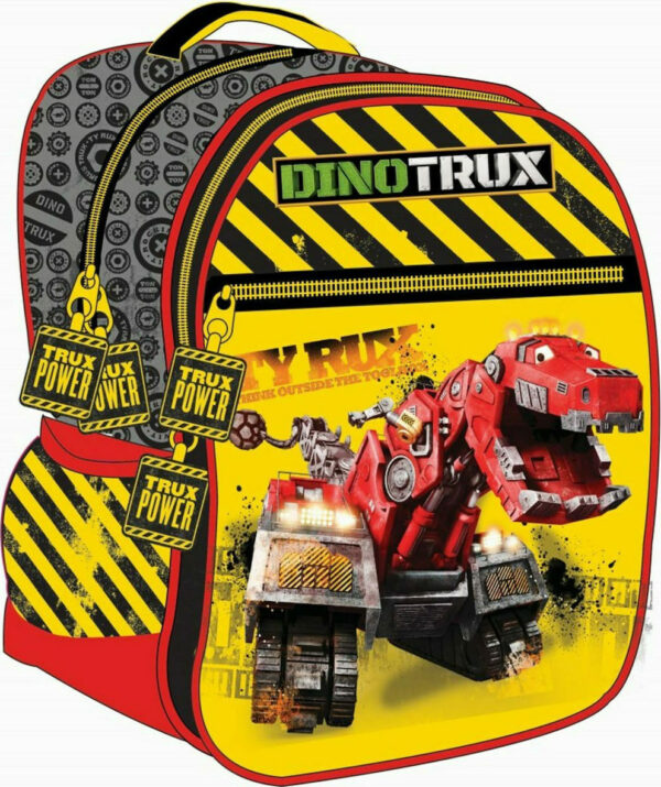 Σχολική Τσάντα Πλάτης Δημοτικού Gim Dinotrux 345-04031