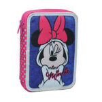 Κασετίνα Gim Minnie Denim Γεμάτη με 2 Θήκες 340-65100