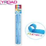 Χάρακας Εύκαμπτος KEYROAD 20cm Σε 3 χρώματα 300.970854-1