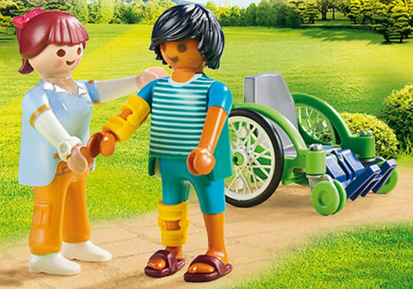 PLAYMOBIL Ασθενής με καροτσάκι 70193 - Image 4