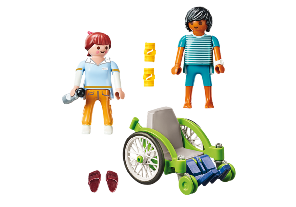 PLAYMOBIL Ασθενής με καροτσάκι 70193 - Image 3