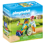 PLAYMOBIL Ασθενής με καροτσάκι 70193