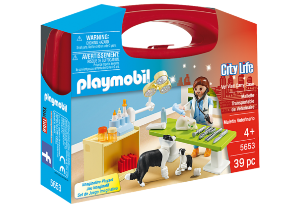 PLAYMOBIL  Βαλιτσάκι Επίσκεψη στον κτηνίατρο 5653