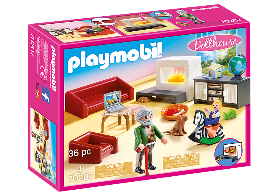 PLAYMOBIL Σαλόνι κουκλόσπιτου 70207