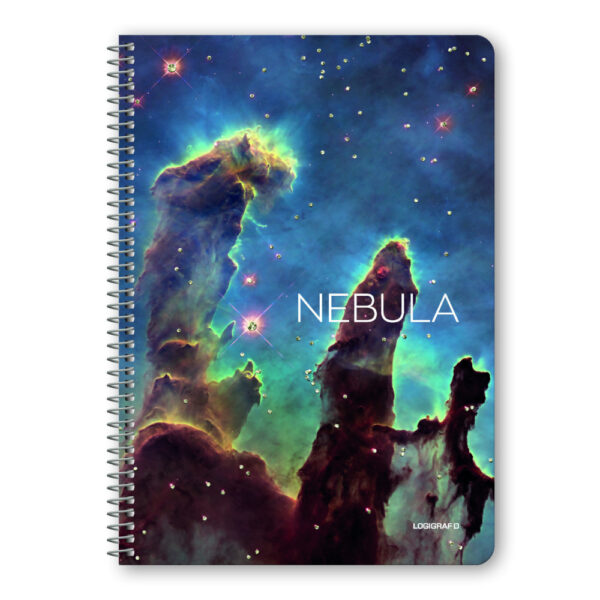 Logigraf Τετράδιο Σπιράλ Nebula A4 2 Θέματα 60 φύλλα 01422 (Διάφορα σχέδια)