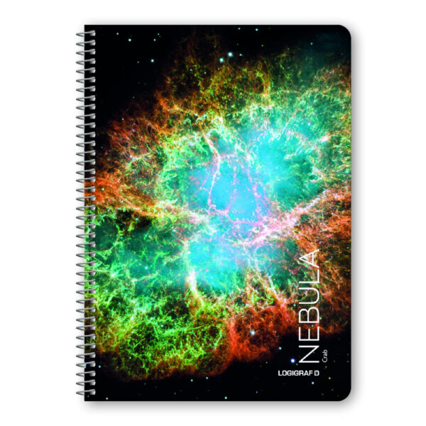 Logigraf Τετράδιο Σπιράλ Nebula 17χ25 2 Θέματα 60 φύλλα 01412 (Διάφορα σχέδια) - Image 4