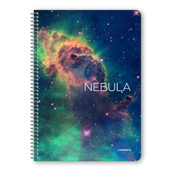 Logigraf Τετράδιο Σπιράλ Nebula A4 2 Θέματα 60 φύλλα 01422 (Διάφορα σχέδια) - Image 2