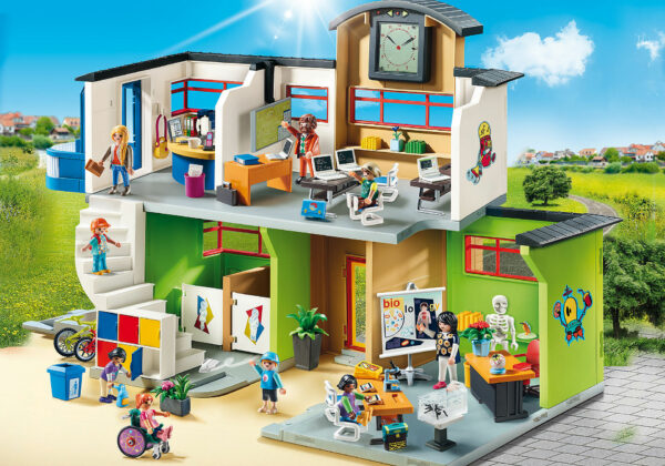 PLAYMOBIL Επιπλωμένο Σχολικό Κτίριο 9453 - Image 2