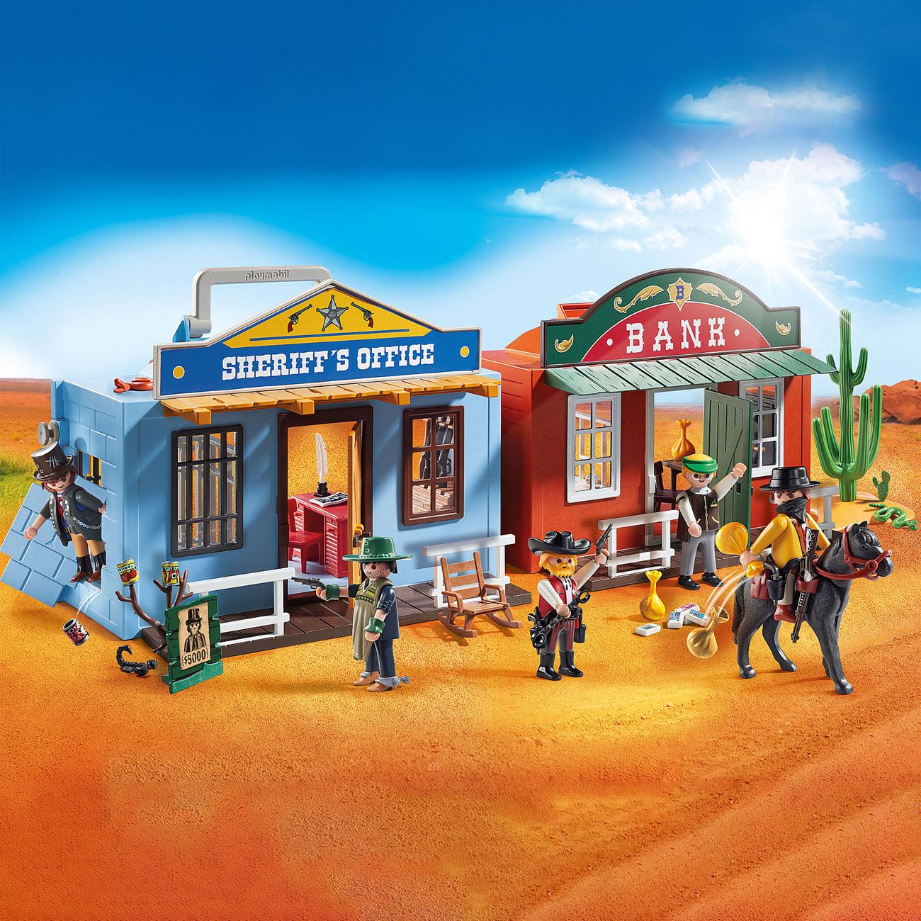 PLAYMOBIL Βαλιτσάκι Άγριας Δύσης 4398 - Image 3