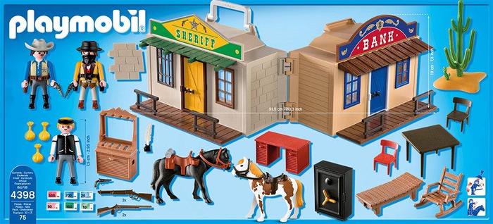 PLAYMOBIL Βαλιτσάκι Άγριας Δύσης 4398 - Image 2