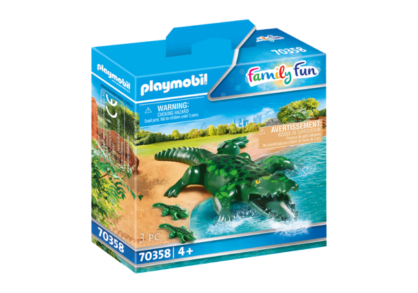 PLAYMOBIL Αλιγάτορας με τα μωρά του 70358