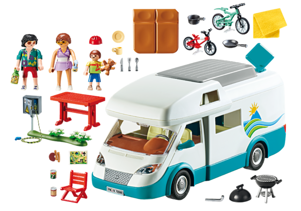 PLAYMOBIL Αυτοκινούμενο Οικογενειακό Τροχόσπιτο 70088 - Image 3