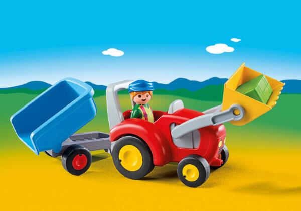PLAYMOBIL Τρακτέρ με καρότσα 6964 - Image 2