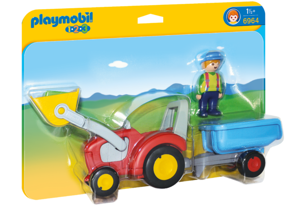 PLAYMOBIL Τρακτέρ με καρότσα 6964