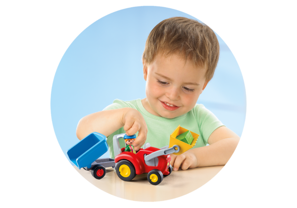 PLAYMOBIL Τρακτέρ με καρότσα 6964 - Image 3