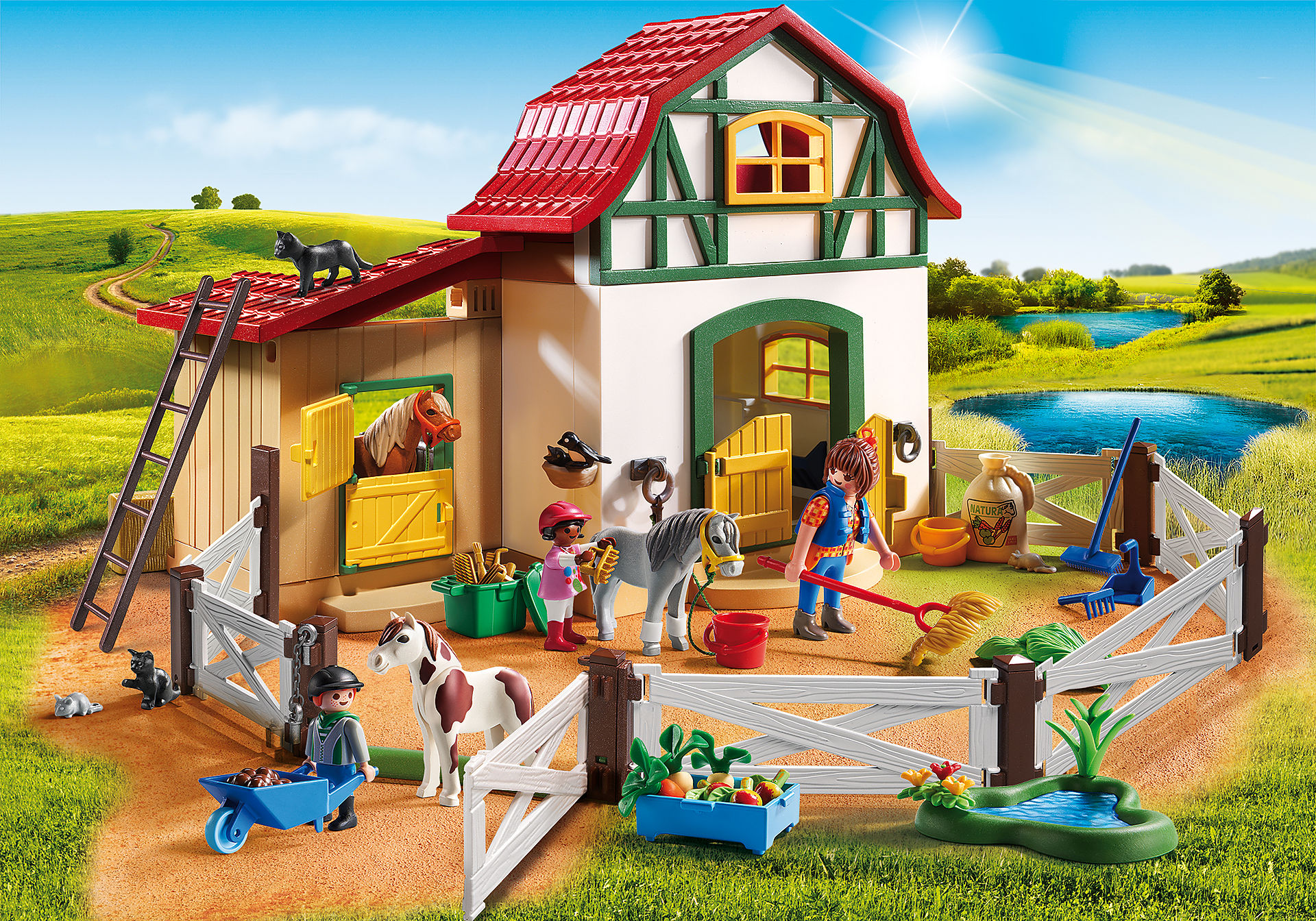 PLAYMOBIL Φάρμα των πόνυ 6927 - Image 2
