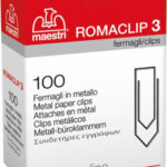 Συνδετήρες Maestri No.3  30mm Romaclip 100τμχ