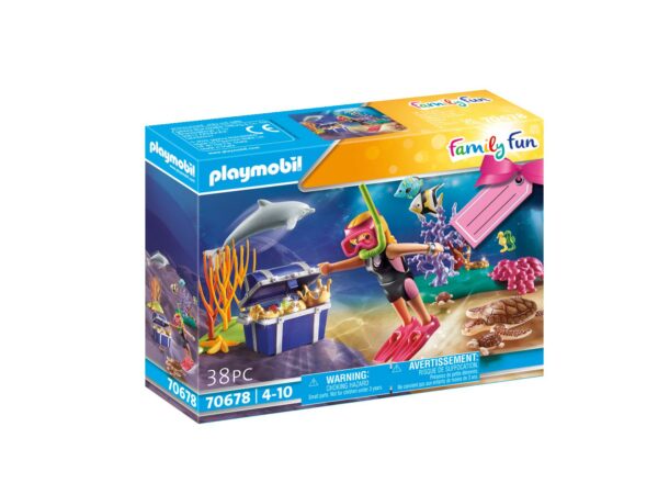 PLAYMOBIL Gift Set Δύτρια με σεντούκι θησαυρού 70678