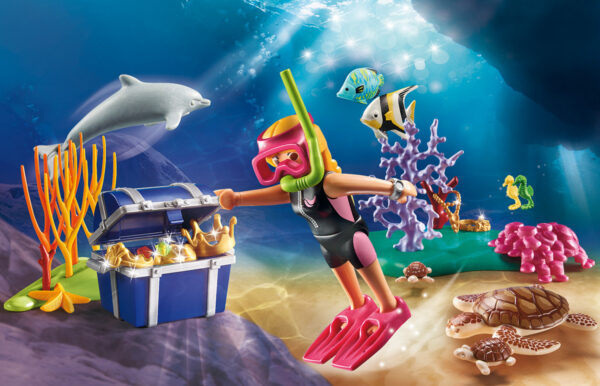 PLAYMOBIL Gift Set Δύτρια με σεντούκι θησαυρού 70678 - Image 3