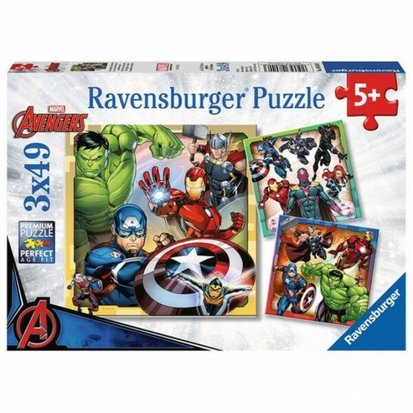 Ravensburger Puzzle 3x49 Κομμάτια Avengers 080403