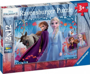 Ravensburger Puzzle Ψυχρά & Ανάποδα ΙΙ 2x12 Κομμάτια 26x18 05009