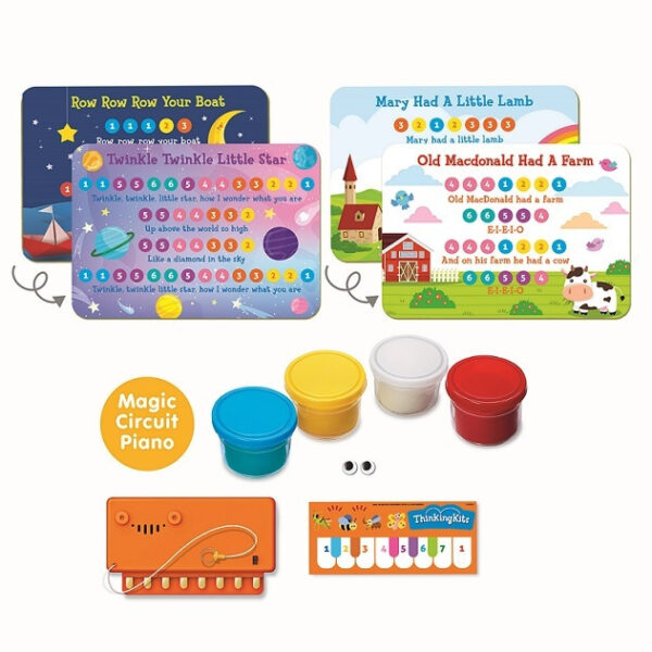 4M Toys Πλαστελίνη - Παιχνίδι Πιάνο Με Κύκλωμα - Image 2