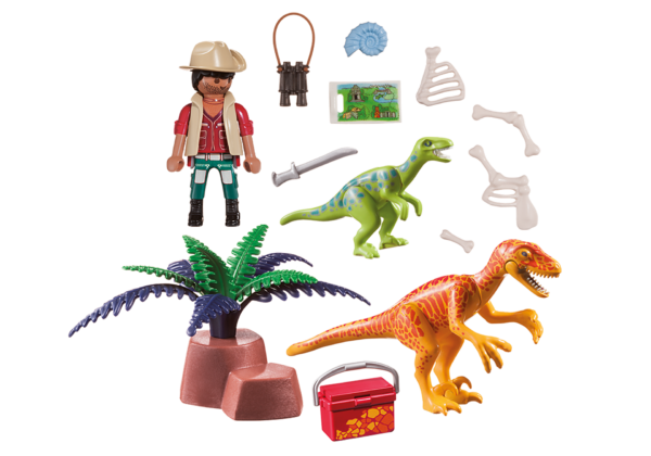 PLAYMOBIL Maxi Βαλιτσάκι Εξερευνητής και δεινόσαυροι 70108 - Image 3