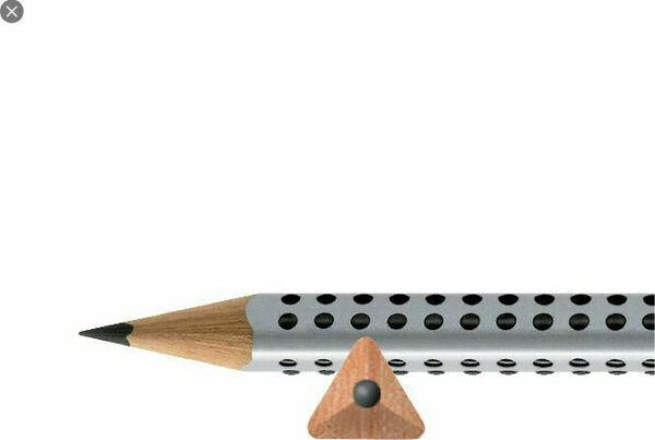 Faber-Castell Grip 2001 Μολύβι HB Ασημί 117001 - Image 2